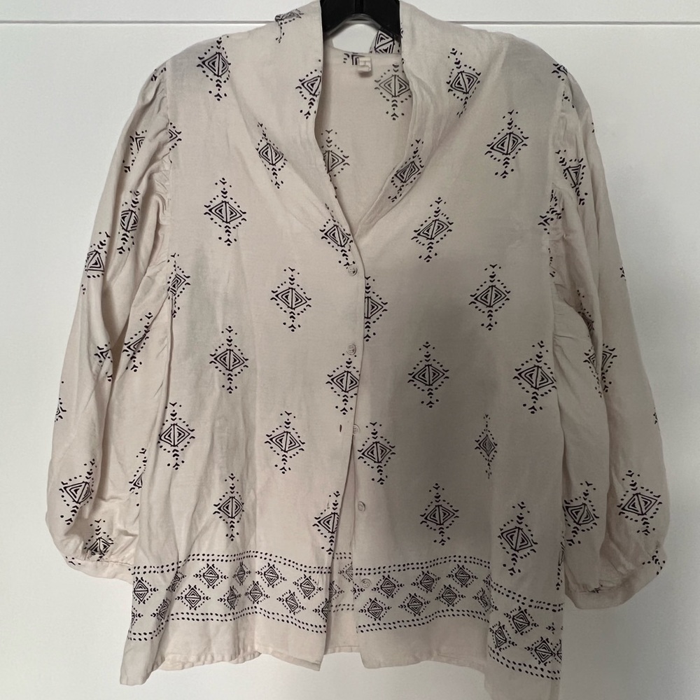 Yargici - Patterned shirt - balloon arms
